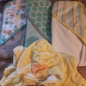 Baby bath towel set