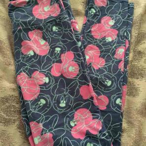 Lularoe disney blue and pink minnie os