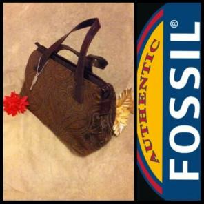Like New Brown Soft Fossil Handbag