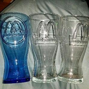 Set of 6 vintage McDonalds glasses