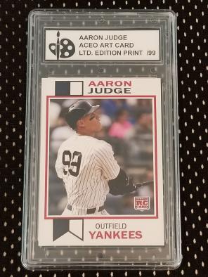 Aaron Judge ACEO Style 2 Art Card # 2/99