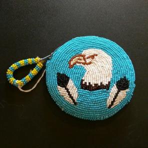 Vintage Yakima Indian Beaded Coin Purse