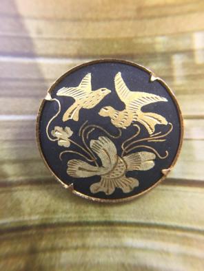 Demascene Brooch