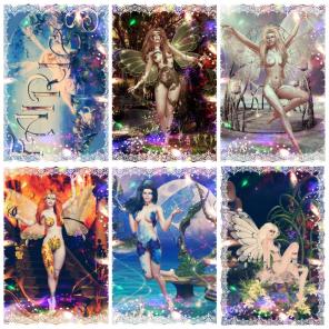 Fairy Elements Printed Journaling Cards