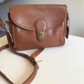 Vintage Coach Leather Cross-body Bag