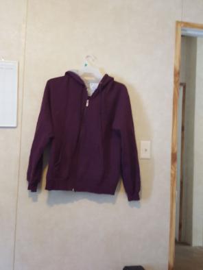 Purple Zip up Hoodie by Champion