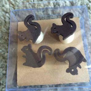 Squirrel push pins NBU