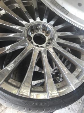 Tires in rims