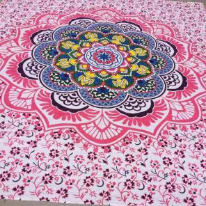 Beach towel yoga meditation spread