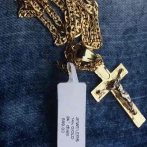 14k 24’ gold chain