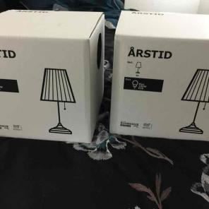 Never opened - 2 IKEA Arstid Table Lamps