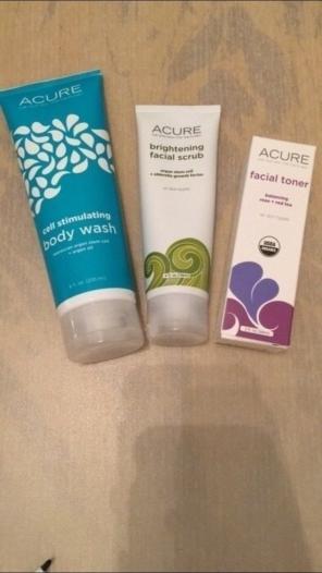 NWT Acure Organics Face & Body Care Set