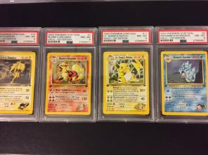 PSA 8 1st edition Pokémon gym holos