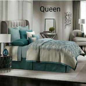 NEW QUEEN JLO $360 Comforter Bedding Set