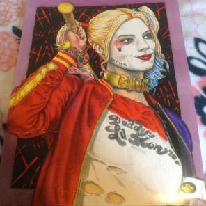 Harley Quinn art piece