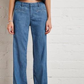 Contempo Causals Long Wide Leg Pants