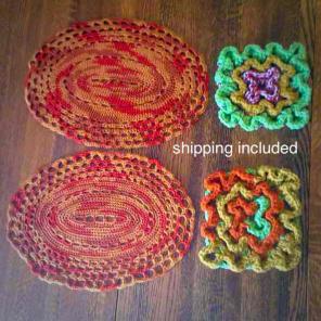 4 handmade surface protectors