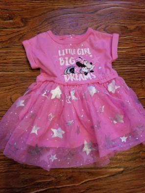 0-3 months baby girl Minnie dress