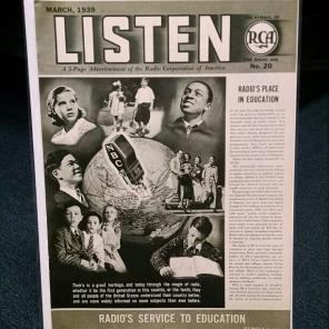 1939 RCA 4-page Radio advertisement