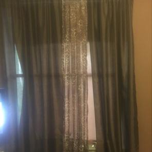 Brown /Leopard Print Curtains