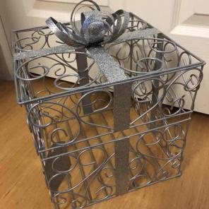 Metal card cage present