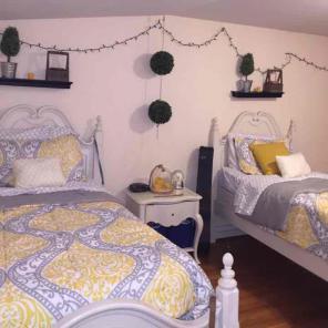 Twin beds