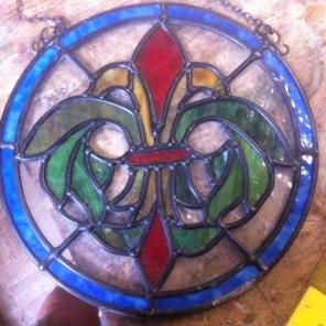 This is stained glass not made by me