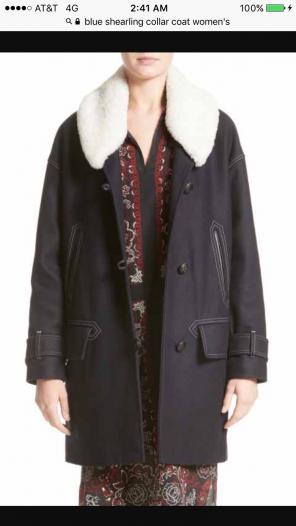 H&M Peacoat