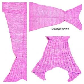 Mermaid tail blanket