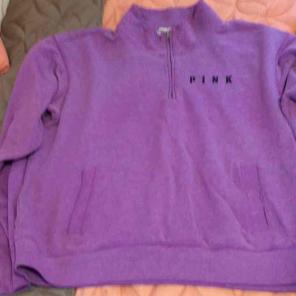 Light Purple Half Zip Hoodie