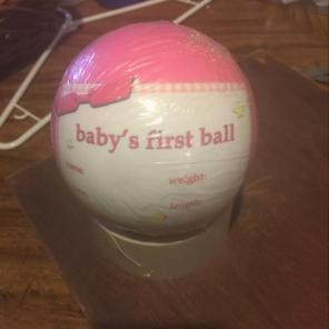 Babies First Bowling Ball It's A Girl