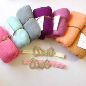 Newborn photography wraps bundle