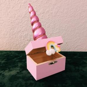Small Unicorn Trinket Box