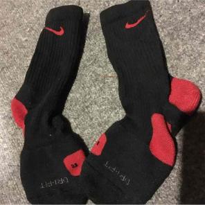 Nike Elite Socks Black and Red