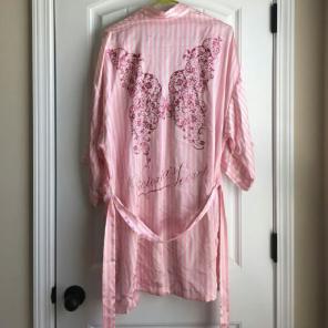 PINK Victoria's Secret silk robe New!