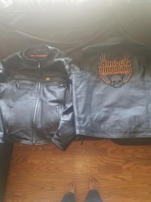 Lether jacket and vest