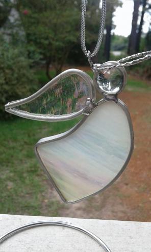 Iridecent cream Angel Suncatcher