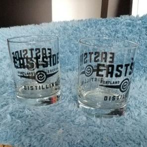 Pair of Eastside Distillery Rock Glasses