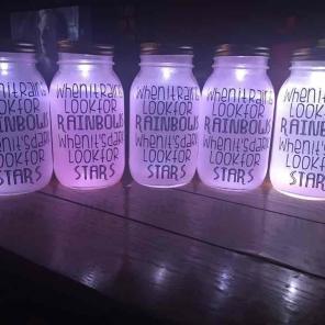 Night Light Mason Jars