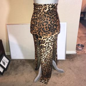 Long Cheetah Stretchy Skirt. Sz S. New!!