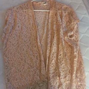 LA Hearts Cream Kimono