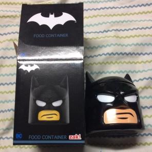 Batman Lego Head Food Container