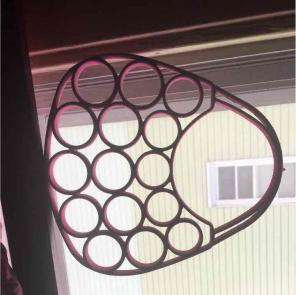 Fuscia Scarf Holder