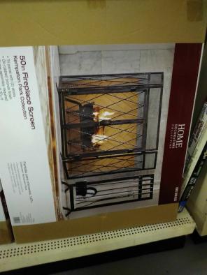 Fireplace screen
