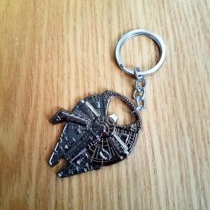 Millennium Falcon Bottle Opener Keychain