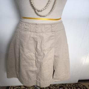 DKNY Jeans Beige Pleated Size 8 Skirt