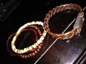 Lether (Brown) Metal piece/ for all brac