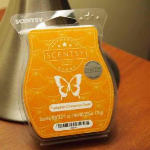 Scentsy bar pumpkin cinnamon swirl
