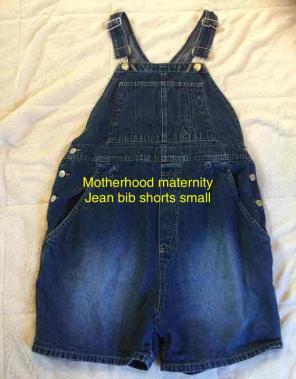 Motherhood maternity bib shorts small