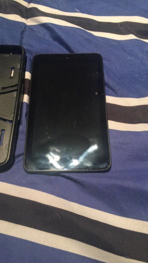 Black One Touch Pixie 7 Tab With Case